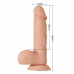 BAILE - BELO ENCONTRO BAHAMUT DILDO REALÍSTICO FLEXÍVEL 21.8 CM NATURAL