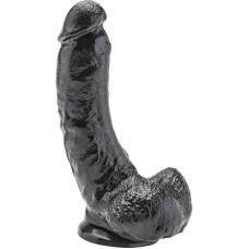 GET REAL - DILDO 20,5 CM COM BOLAS PRETAS