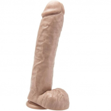 GET REAL - DILDO 28 CM COM BOLAS PELE