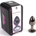 SECRETPLAY - PLUG ANAL DE GUNMETAL TAMANHO PEQUENO 7 CM