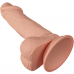 BAILE - PRETTY LOVE ENCONTRO ZEBULON DILDO REALÍSTICO FLEXÍVEL 19.4 CM NATURAL