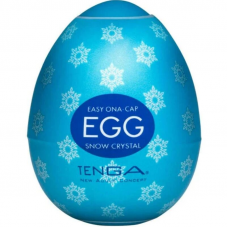 TENGA - OVO MASTURBADOR DE CRISTAL DE NEVE