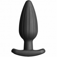 ELECTRASTIM - PLUG ANAL DE SILICONE PRETO ROCKER GRANDE