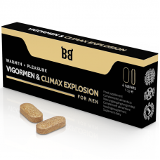 BLACK BULL - VIGORMEN & CLIMAX EXPLOSION MAIOR PRAZER PARA HOMENS 4 CÁPSULAS