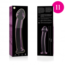 NEBULA SERIES BY IBIZA - MODELO 11 DILDO VIDRO BOROSILICADO 16 X 3 CM ROSA