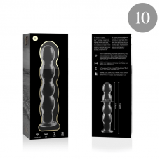 NEBULA SERIES BY IBIZA - MODELO 10 DILDO VIDRO BOROSILICADO 16,5 X 3,5 CM TRANSPARENTE