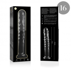 NEBULA SERIES BY IBIZA - MODELO 16 DILDO VIDRO BOROSILICADO 18,5 X 3 CM TRANSPARENTE