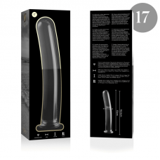 NEBULA SERIES BY IBIZA - MODELO 17 DILDO VIDRO BOROSILICADO 18,5 X 3 CM TRANSPARENTE