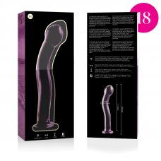 NEBULA SERIES BY IBIZA - MODELO 18 DILDO VIDRO BOROSILICADO 18,5 X 3,5 CM ROSA