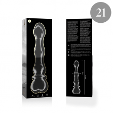 NEBULA SERIES BY IBIZA - MODELO 21 DILDO VIDRO BOROSILICADO 20,5 X 3,5 CM TRANSPARENTE