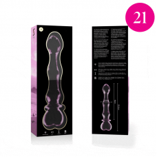 NEBULA SERIES BY IBIZA - MODELO 21 DILDO VIDRO BOROSILICADO 20,5 X 3,5 CM ROSA