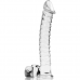 NEBULA SERIES BY IBIZA - MODELO 23 DILDO VIDRO BOROSILICADO 21,5 X 4 CM TRANSPARENTE