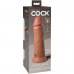 KING COCK - ELITE DILDO DE SILICONE REALISTA 20.3 CM CARAMELO