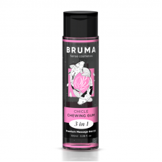 BRUMA - ÓLEO DE MASSAGEM PREMIUM EFEITO CALOR SABOR GOMA 3 EM 1 - 100 ML