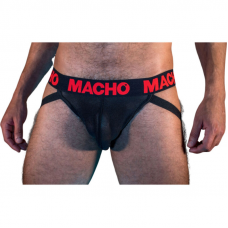 MACHO - MX26X2 JOCK PRETO/VERMELHO S