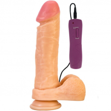 ALIVE - VIBRADOR DE PÉNIS BRUNO REALÍSTICO 22 CM