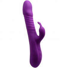 ALIVE - ROMAX VIBRADOR COELHO SILICONE VIOLETA