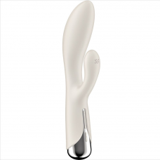 SATISFYER - SPINNING COELHO 1 CLITÓRIS E ESTIMULAO G-SPOT BEGE