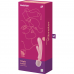 SATISFYER - TRIPLE LOVER RABBIT VIBRADOR MASSAGER ROSA