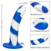 ADMIRAL - SWIRL DILDO FLEXÍVEL