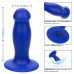 ADMIRAL - VIBRADOR ANAL PLUG PRIMEIRO IMEDIATO AZUL