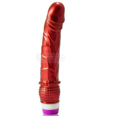 BAILE - VIBRADOR VERMELHO REALISTA 23 CM