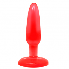 BAILE - PLUG ANAL SOFT TOUCH VERMELHO 14.2 CM